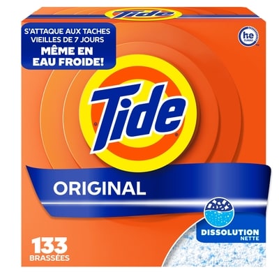 Tide Détergent à lessive en poudre, parfum Original, 133 brassées, 4,2 kg 4.2 kg, 0,79 $/100g
