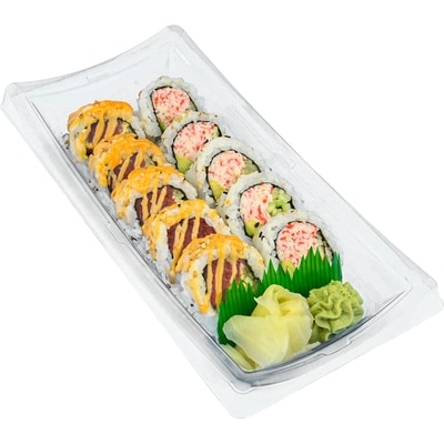 Zenshi Duo Combo - Spicy Tuna & CA Salad Roll 10pc (Available after 11am) 201 g, $5.22/100g