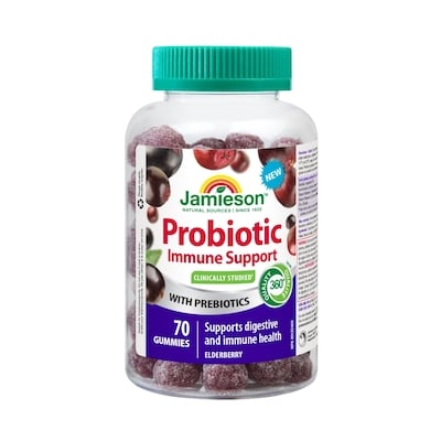 Jamieson Jamieson Probiotic Immune Gummies Elderberry Flavour, 70 Count 70 ea, $0.40/1ea