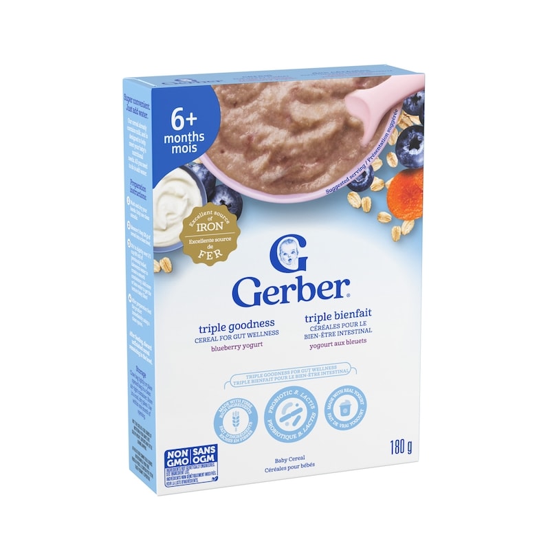 Triple Goodness Blueberry Yogurt Baby Cereal