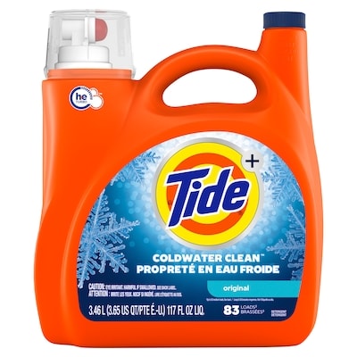 Tide Ultra Coldwater Liquid Laundry Detergent, Original Scent 3460 ml, $0.58/100ml