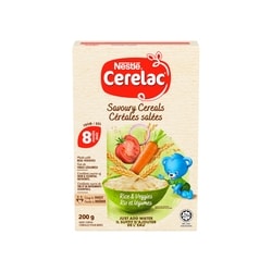 Nestlé Cerelac Céréales salées Riz et légumes, 8 mois et + 200 g, 3,00 $/100g