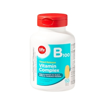 Life Brand Timed Release Vitamin B100 Complex 150 Tablets 150 ea, $0.11/1ea