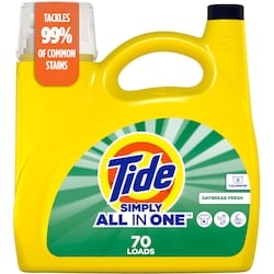 Tide Simply Liquid Laundry Detergent, Daybreak Fresh Scent, 70 Loads, All-In-One Detergent 2.72 l, $0.29/100ml