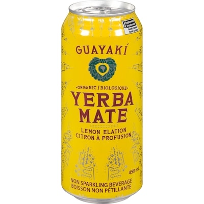 Guayaki Non Sparkling Beverage Lemon Elation 458 ml, $0.66/100ml
