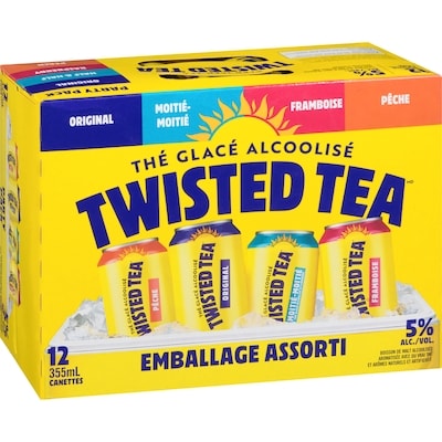 Thé glacé alcoolisé emballage assorti (Pièce d’identité requise au moment du ramassage)