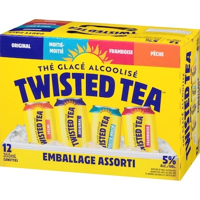 Thé glacé alcoolisé emballage assorti (Pièce d’identité requise au moment du ramassage)