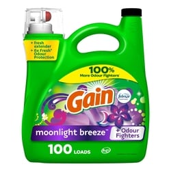 Gain Liquid Laundry Detergent, Moonlight Breeze Scent, 100 loads, Freshness + Odor Fighting, Laundry Detergent Liquid Soap, HE compatible 4.25 l, $0.35/100ml