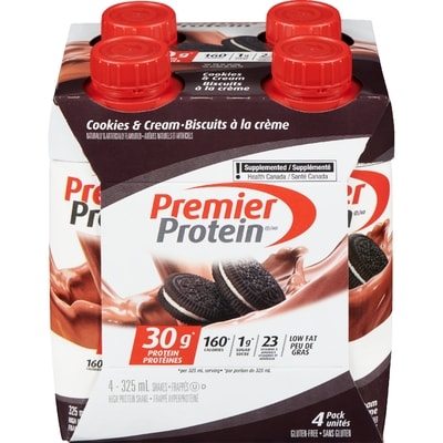 Premier Protein Shakes Cookies & Cream 4x325.0 ml, $1.23/100ml