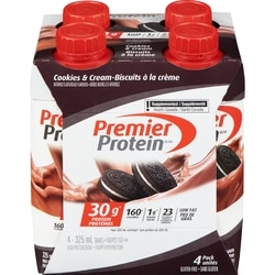 Premier Protein Frappés biscuits à la crème 4x325.0 ml, 1,15 $/100ml