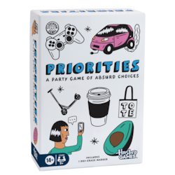 Priorities Game, Hilarious Party Game of Absurd Choices, Card Games for Adults and Teens 14+