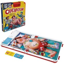 Hasbro Gaming Operation Electronic Board Game with All-in-One - Main Image