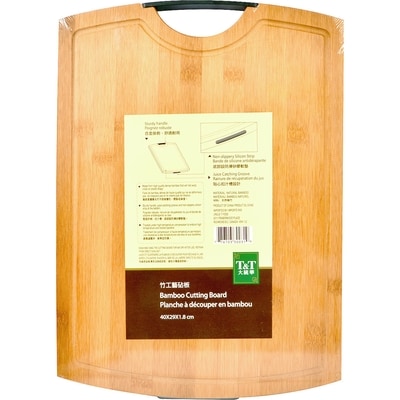 T&T Bamboo Cutting Board, Medium 1 ea, $13.00/1ea