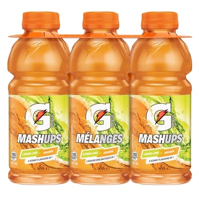 Gatorade Melanges Citron-Lime Orange 6x591.0 ml, 0,23 $/100ml