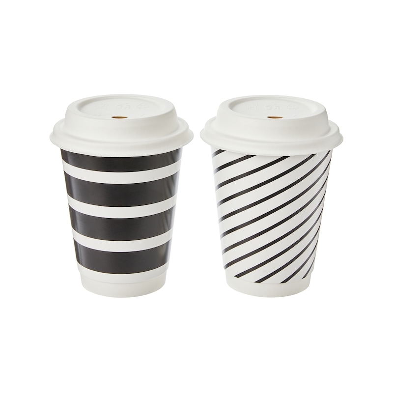 Coffee Cups with Lids 20 Pack