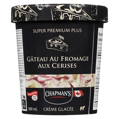 Crème glacée gâteau au fromage aux cerises