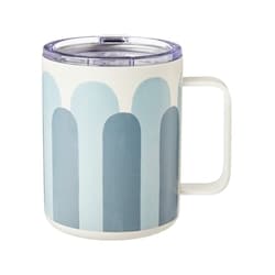 Life at Home Desk Mug with Lid - Blue 1 ea, $14.00/1ea