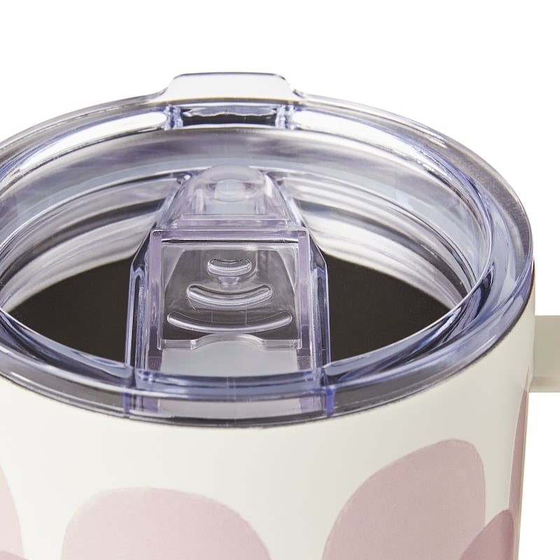 Desk Mug with Lid - Purple