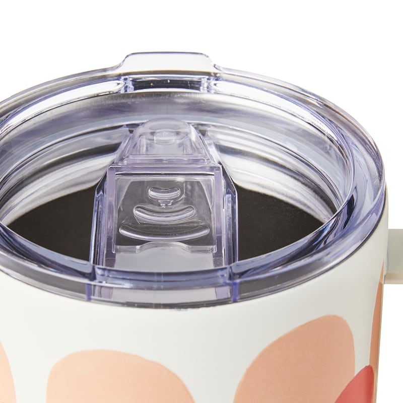 Desk Mug with Lid - Orange