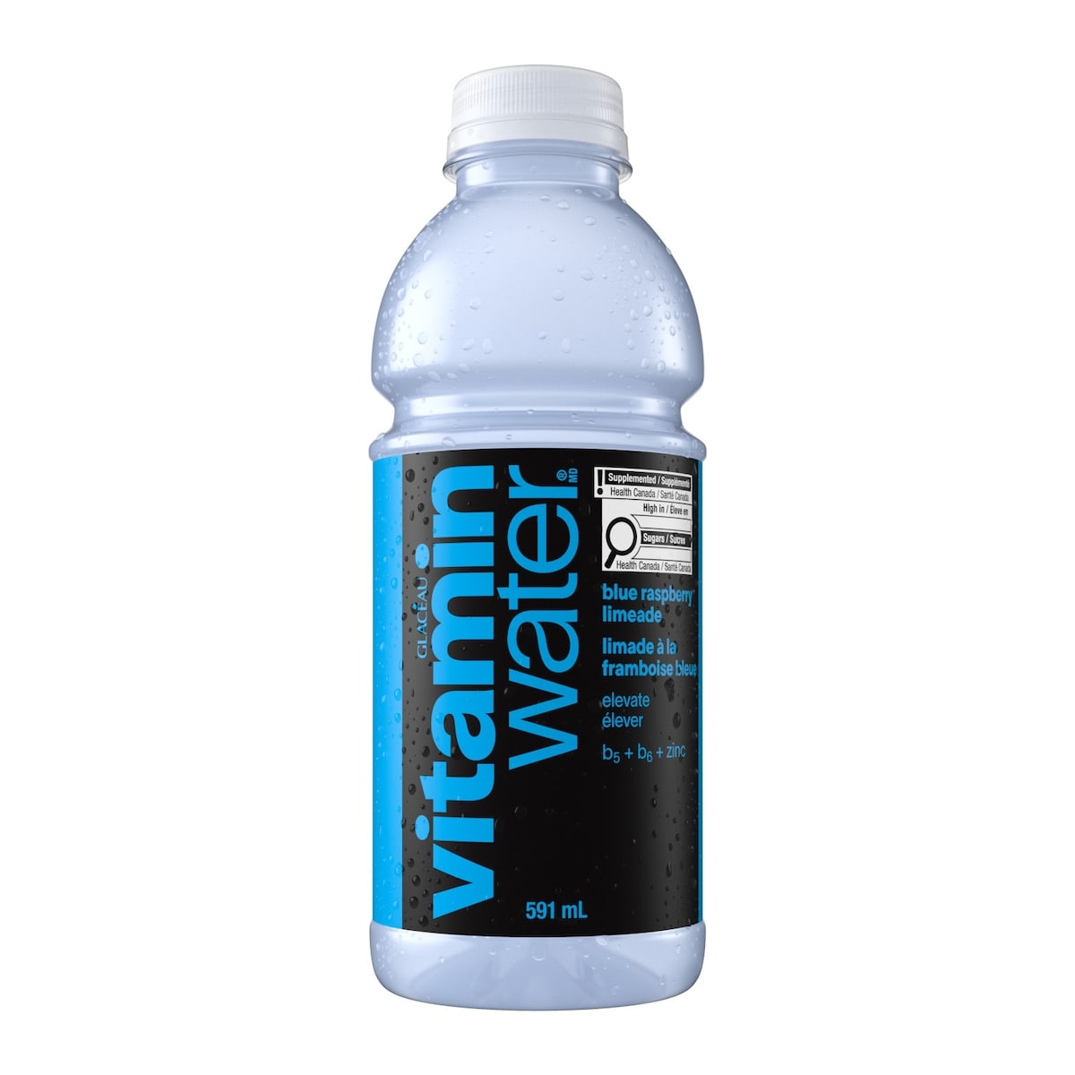 Glaceau Vitamin Water Elevate Blue Raspberry Limeade