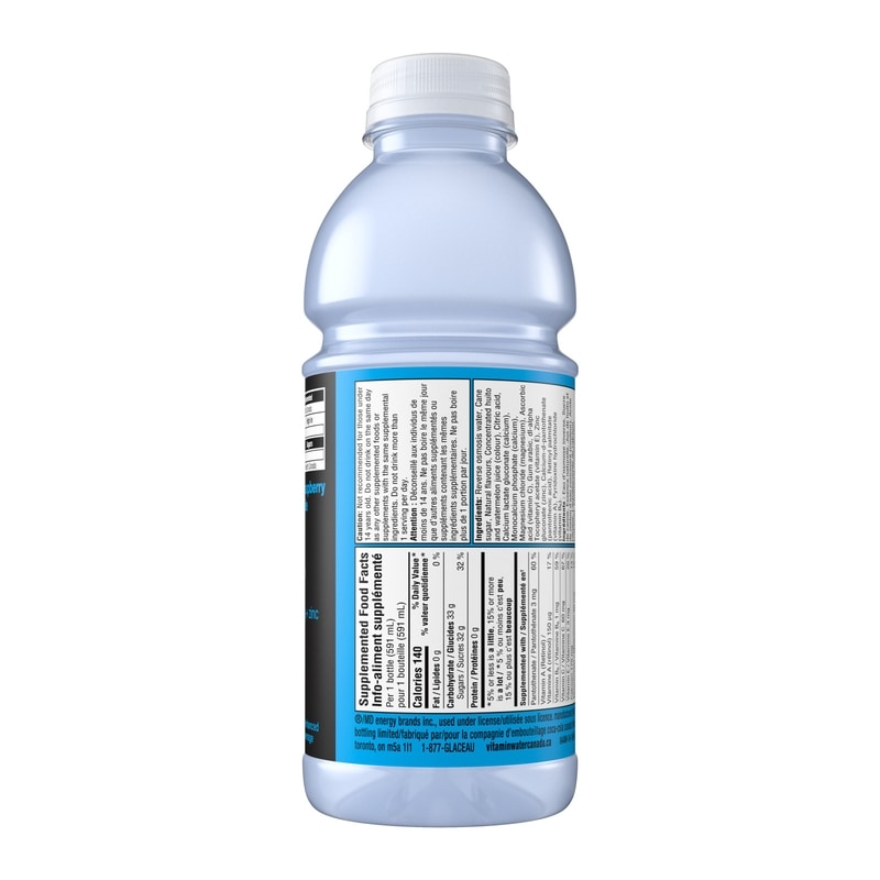 Elevate Blue Raspberry Limeade Nutrient Enhanced Flavored Water Beverage