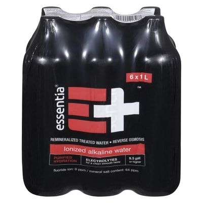 Essentia Ionized Alkaline Water 6x1.0 l, $1.60/100ml