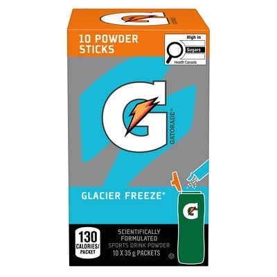 Gatorade Glacier Freeze Powder 350 g, $2.28/100g