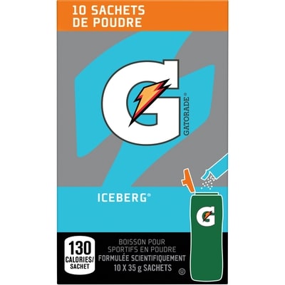 Gatorade Iceberg Sachets de Poudre 350 g, 1,71 $/100g