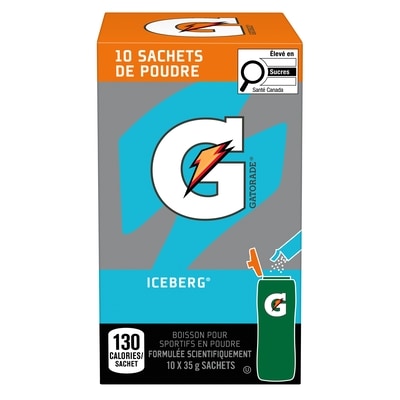 Gatorade Poudre Glacier Freeze 350 g, 2,29 $/100g
