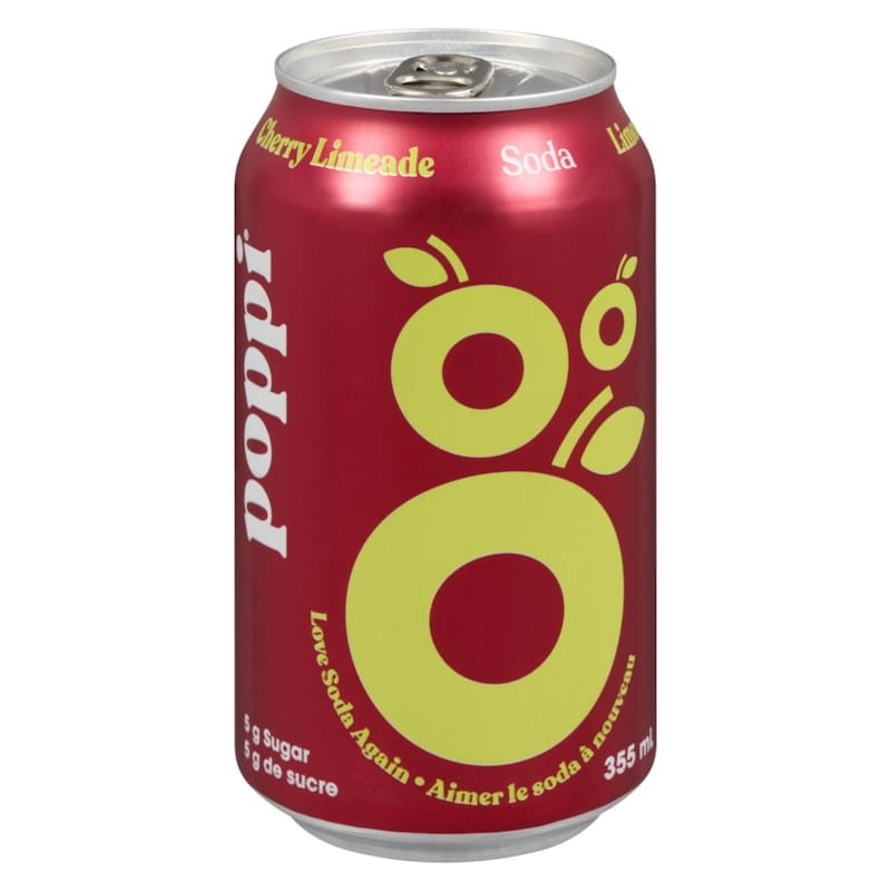 Poppi Cherry Limeade Soda - 355 ml | Atlantic Superstore
