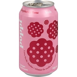 Poppi Soda framboise et rose 355 ml, 0,77 $/100ml