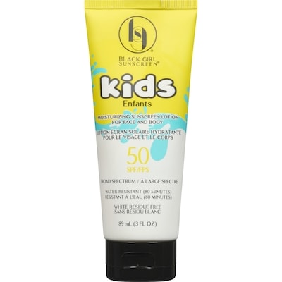 Black Girl Sunscreen Moisturizing Sunscreen Lotion For Face And Body Kids 50 Spf 89 ml, $19.09/100ml