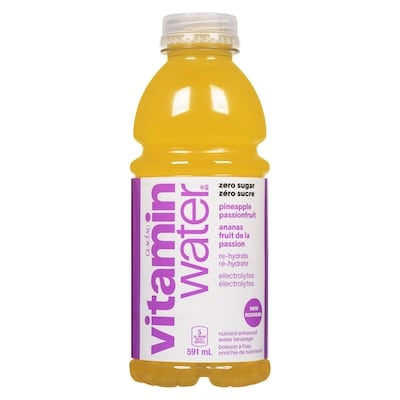 Glaceau Vitamin Water Zero Sugar, Pineapple Passion Fruit 12-Pack 12x591.0 ml, $0.34/100ml