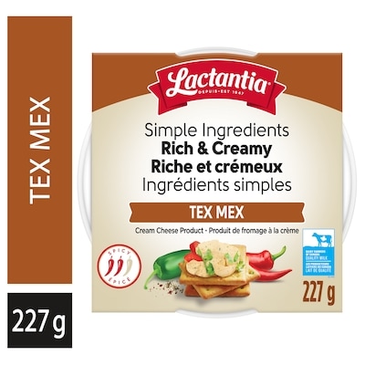 Lactantia Fromage à la crème tex mex riche et crémeux 227 g, 1,45 $/100g