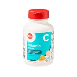 Orange Flavour Vitamin C 500 mg 200 Chewable Tablets