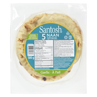 null Naan Garlic 500 g, $0.46/100g