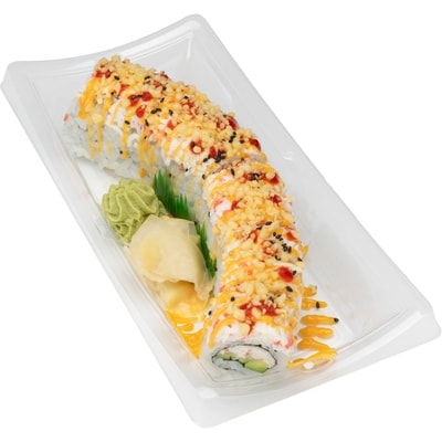 Zenshi Crunchy Dragon Roll - Imitation Crab 10pc (Available after 11am) 272 g, $4.41/100g