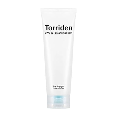 Torriden Dive-In Low Molecular Hyaluronic Acid Cleansing Foam 150 ml, $10.00/100ml