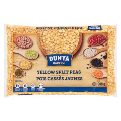  Pois cassés jaunes 900 g, 0,32 $/100g