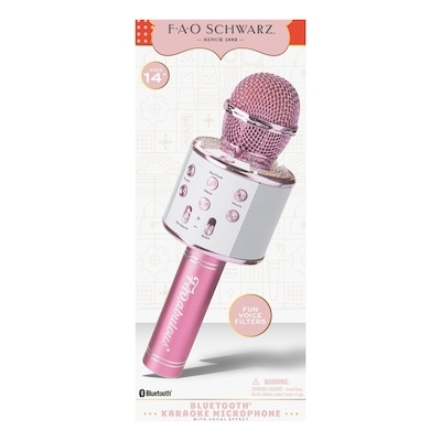 F.A.O Schwarz Karaoke Microphone with Vocal Effects 1 ea, $30.00/1ea
