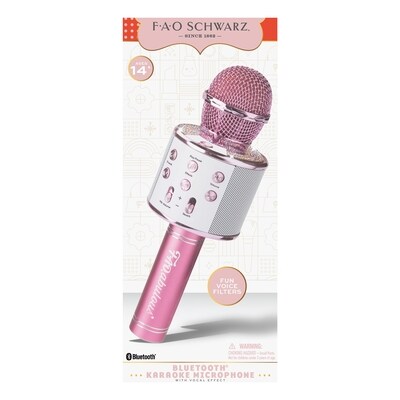 F.A.O Schwarz Microphone karaoké avec effets vocaux 1 ea, 30,00 $/1ch