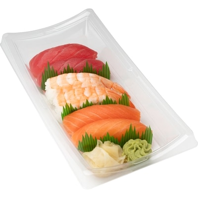 Zenshi Marina Plate - Salmon, Shrimp, Tuna 6pc (Available after 11am) 207 g, $6.52/100g