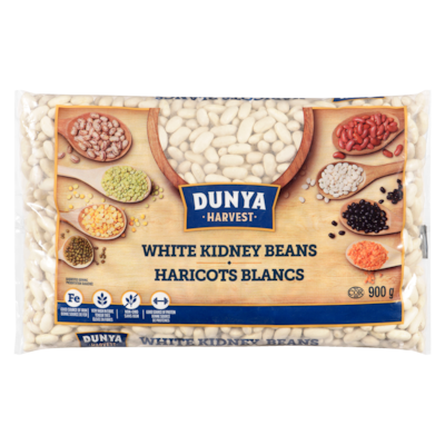 Dunya Harvest White Kidney Beans 900 g, $0.44/100g