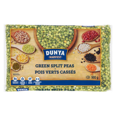 Dunya Harvest Green Split Peas 900 g, $0.33/100g
