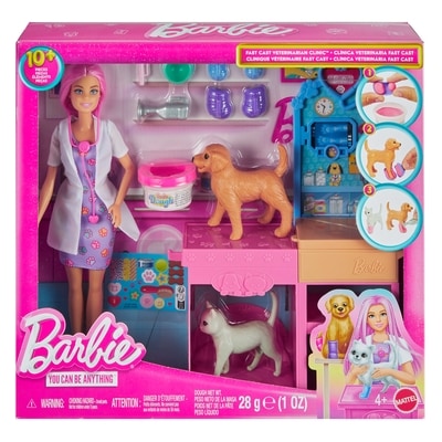 Barbie Fast Cast Veterinarian Clinic Doll And Accessories 1 ea, $37.50/1ea