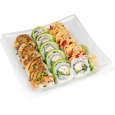 Zenshi Chef Sampler A#11 (Crunchy Shrimp, Dragon, Crunchy Dragon) 15pc (Available after 11am) 400 g, $4.00/100g