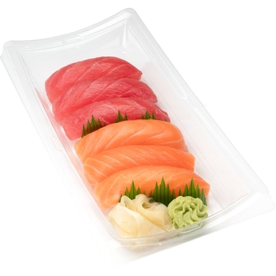 Zenshi Marina Plate - Salmon, Tuna 6pc (Available after 11am) 221 g, $6.10/100g