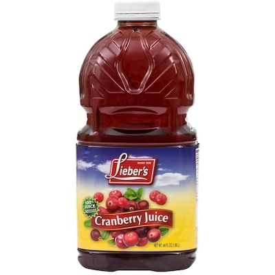 Liebers Cranberry Juice (100% Juice) 1.89 l, $0.69/100ml