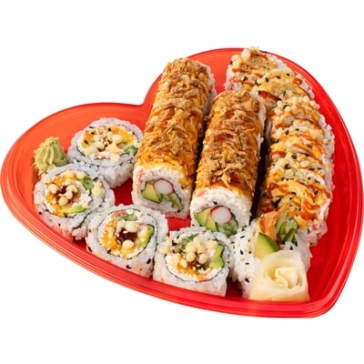 Zenshi Happy Heart Platter #3 (Crunchy Dragon Tempura) 20pc (Available after 11am) 678 g, $3.39/100g