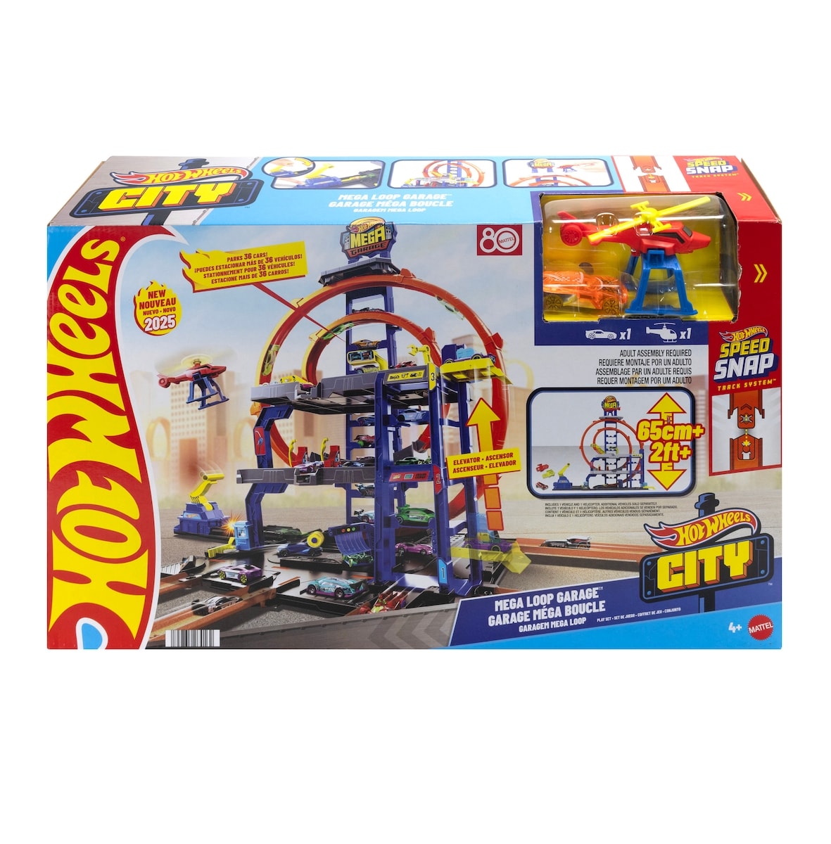 Hot Wheels City Mega Loop Garage 1 ea, $64.00/1ea
